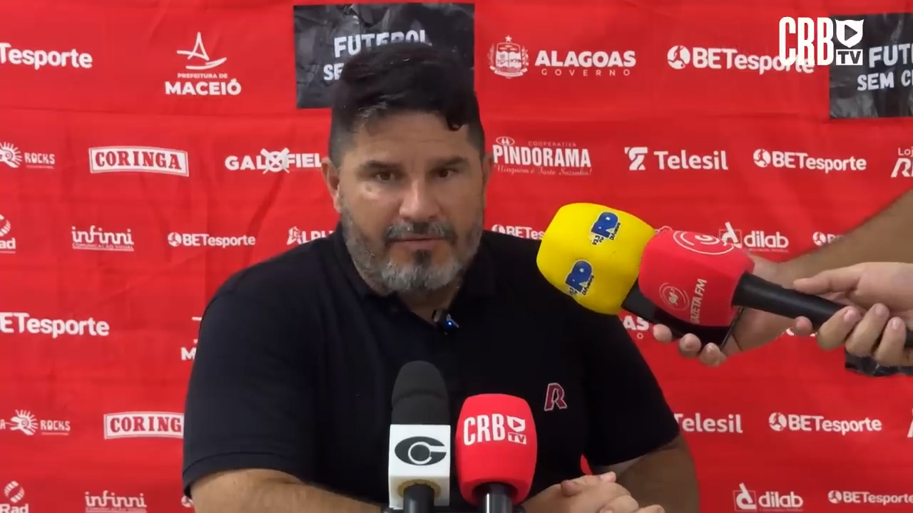 Vídeo | Eduardo Barroca | Avalia a vitória do CRb sobre o Remo