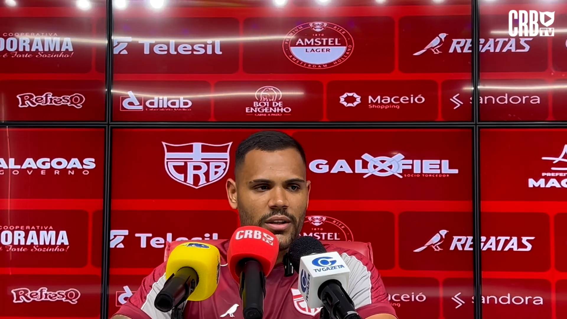 Vídeo | Mikael | fala sobre o momento da temporada como artilheiro do CRB
