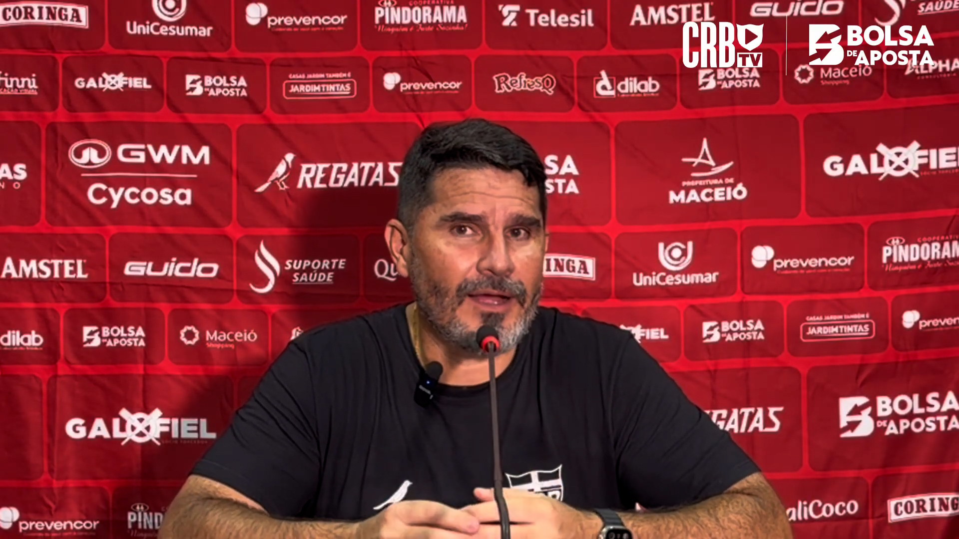 Podcast | Eduardo Barroca | entrevista pós empate em  3 a 3 com Atlético-GO